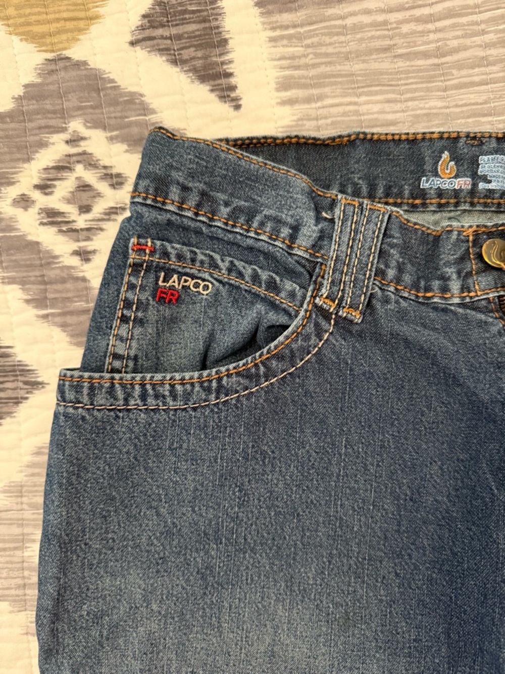 Men's FR Dark Blue Jeans